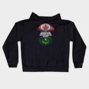 Canadian Grown With Mauritanian Roots - Gift for Mauritanian With Roots From Mauritania Kids Hoodie